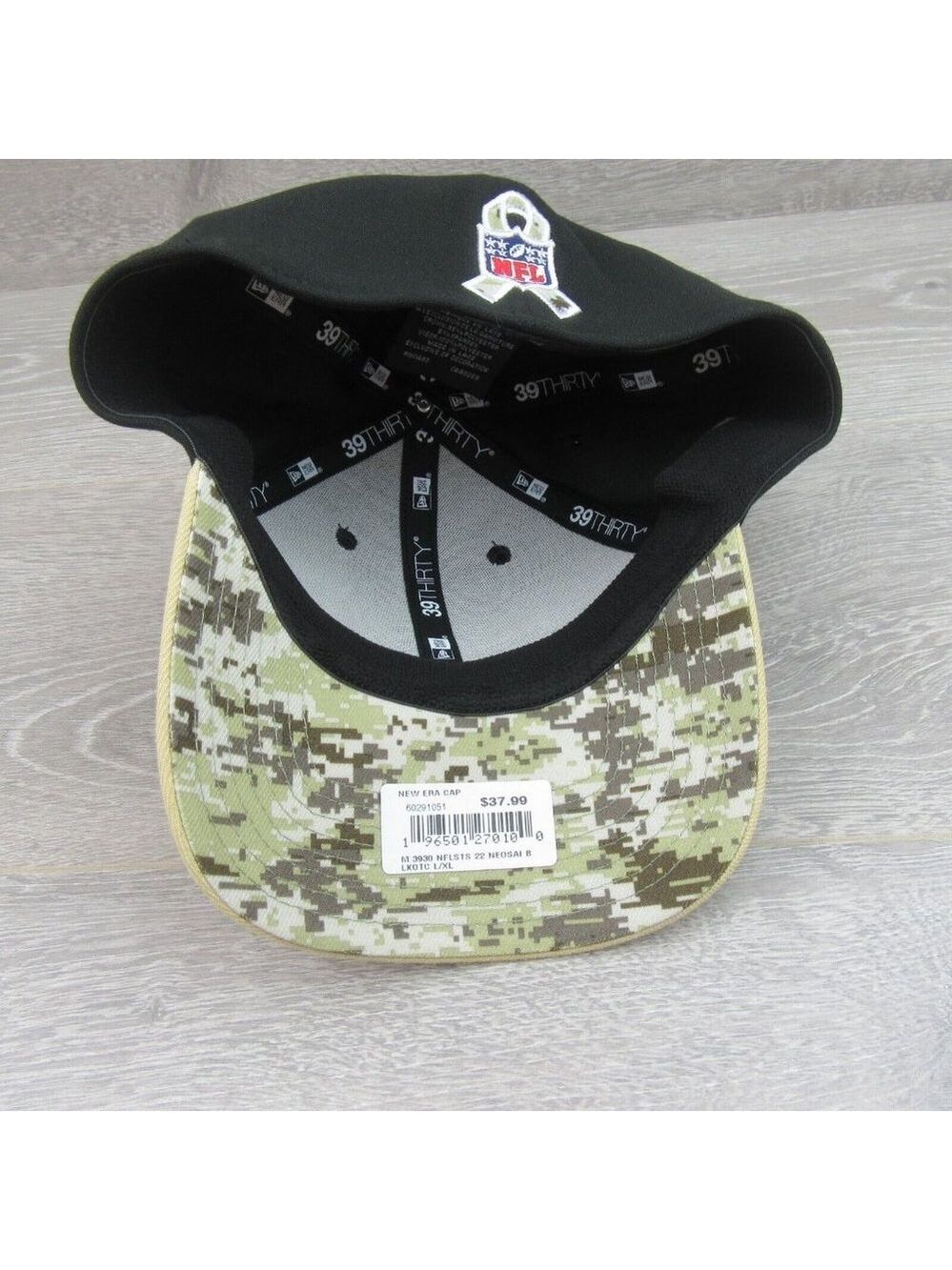 New Era 39THIRTY New Orleans Saints Salute To Service Hat Cap Size Large XL NEW - Picture 11 of 11